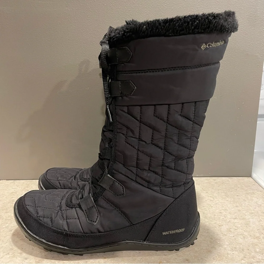 COLUMBIA Women’s Minx Mid Shaft Omni Heat Boot Quilted Waterproof Winter Snow